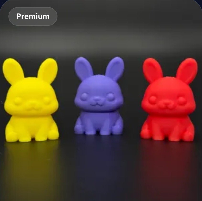 Bunny, figurine 3D MSTK