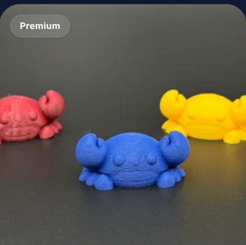 Crabby, figurine 3D MSTK